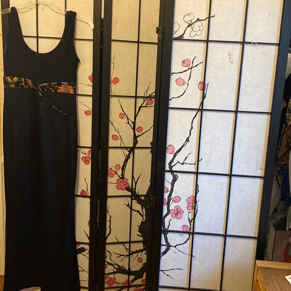 Gently used long Nicole Miller evening gown